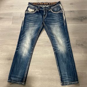 Rock Revival Satellite Straight Mens Jeans